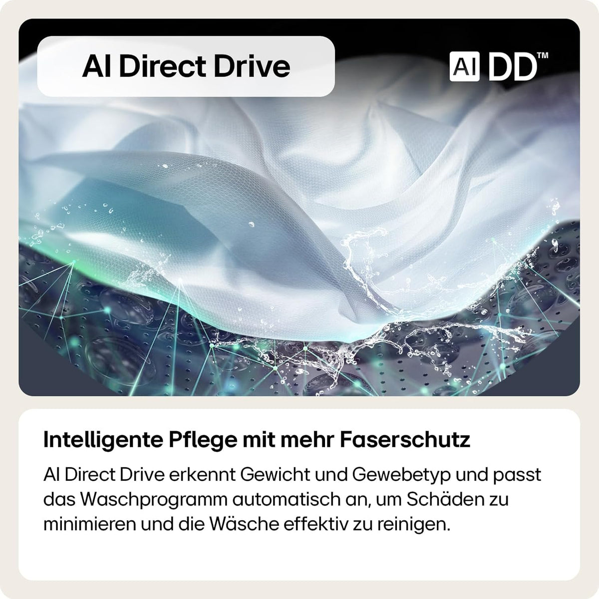 2026 LG F4WV7080, Klasse A, Frontlader-Waschmaschine 8 kg, 1400 U/Min, AI Direct Drive, Wi-Fi, Tiefenreinigung mit Dampf, Groe Kapazitt, TRIPLE A, Auentür aus Sicherheitsglas, 62 x 60 x 85 cm Wei