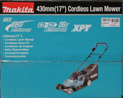 2026 Makita DLM432Z Akku-Rasenmäher 2x18 V (ohne Akku, ohne Ladegerät)