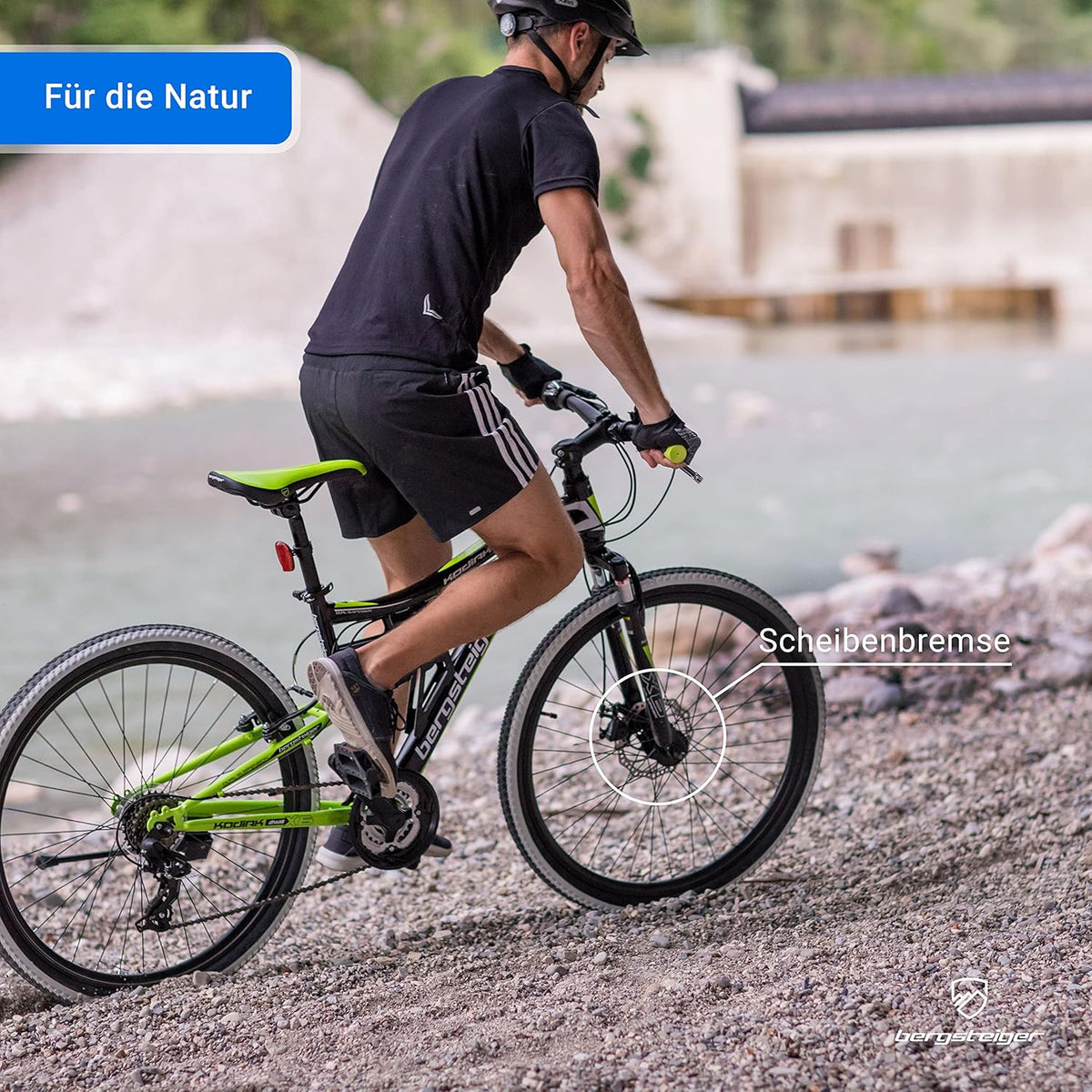 2026 Bergsteiger Kodiak 26 Zoll, 29 Zoll Mountainbike, Scheibenbremse, Shimano 21 Gang-Schaltung, Vollfederung, Fully MTB für Jungen, Mädchen, Damen & Herren