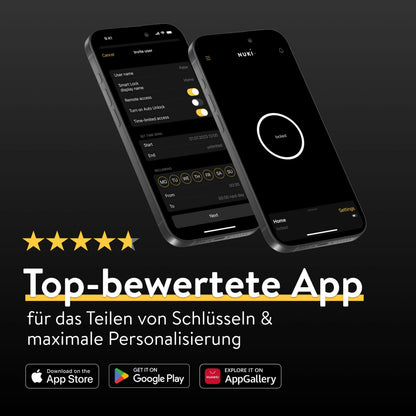 2026 NUKI Smart Lock Pro mit Bluetooth, WLAN und Matter, Fernbedienung per App, einfache Nachrüstung ohne Zylindertausch