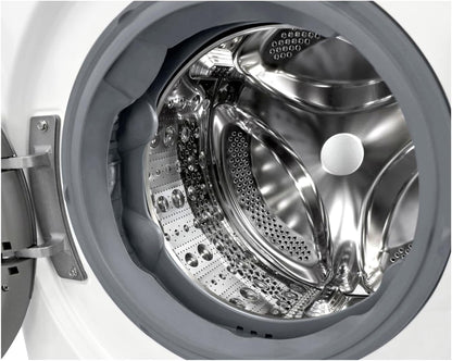 2026 LG F4WV7080, Klasse A, Frontlader-Waschmaschine 8 kg, 1400 U/Min, AI Direct Drive, Wi-Fi, Tiefenreinigung mit Dampf, Groe Kapazitt, TRIPLE A, Auentür aus Sicherheitsglas, 62 x 60 x 85 cm Wei