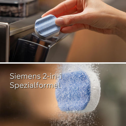 2026 SIEMENS Kaffeevollautomat EQ6 plus s700 TE657503DE, für viele Kaffeespezialitäten, Milch-Aufschäumdüse, Keramikmahlwerk, Doppeltassenfunktion, Antikalk, automatische Dampfreinigung, 1500 W, edelstahl