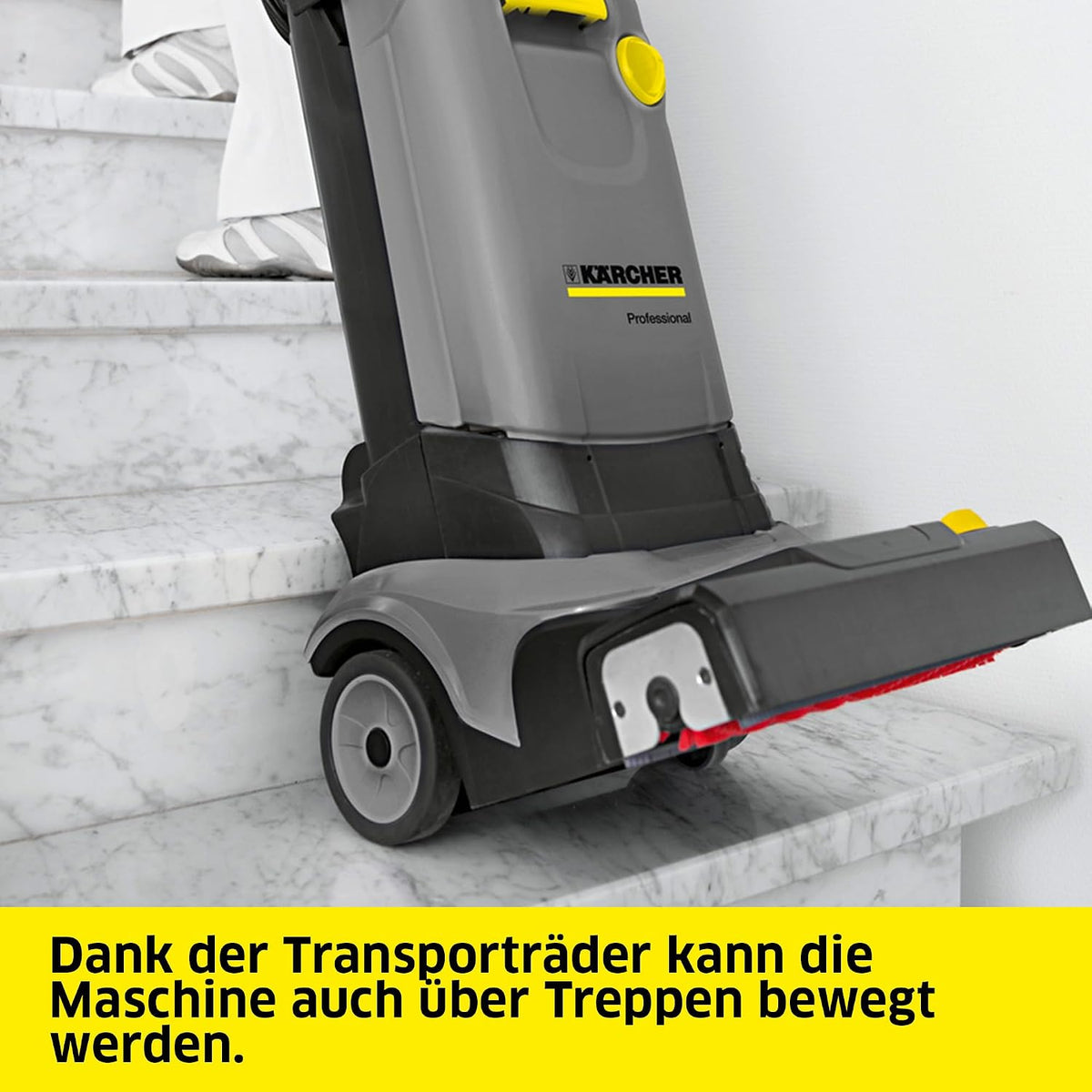 2026 KÄRCHER Scheuersaugmaschine BR 30/4 C Ep ADV, Leistung: 820 W, Flächenleistung: max. 200 m², Netzbetrieb, 2-Tank-System, Arbeitsbreite: 300 mm, Handabsaugung, Walzenbürste, Mikrofaserwalze