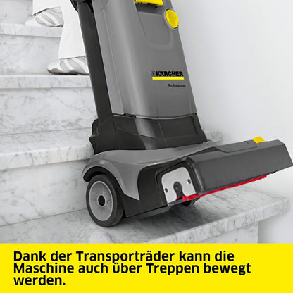 2026 KÄRCHER Scheuersaugmaschine BR 30/4 C Ep ADV, Leistung: 820 W, Flächenleistung: max. 200 m², Netzbetrieb, 2-Tank-System, Arbeitsbreite: 300 mm, Handabsaugung, Walzenbürste, Mikrofaserwalze