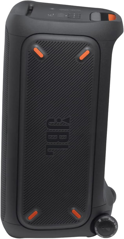 2026 JBL PartyBox 710 - Schwarz – Trag - und rollbarer Bluetooth Party-Lautsprecher mit Lichteffekten – Spritzwassergeschützte, mobile Musikbox