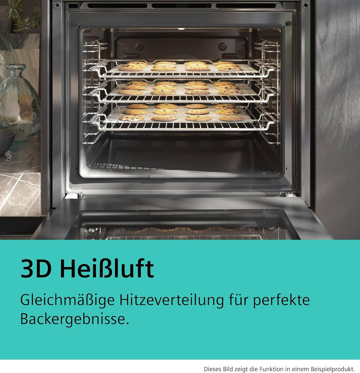 2026 Siemens HK9S5A240, iQ500, Freistehender Elektroherd, 60 cm, Schnellaufheizung, ecoClean Selbstreinigungshilfe, 3D Heißluft, Klapptür mit Softclose, cookControl 10 Automatikprogramme, Edelstahl