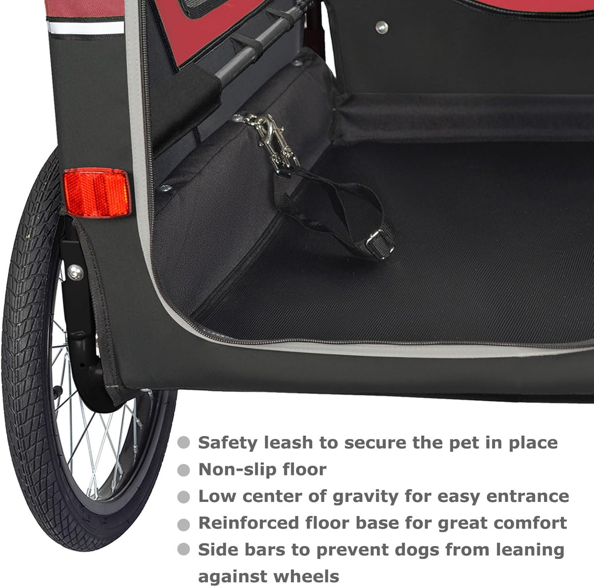 2026 Doggyhut S-Line XL Hundeanhänger & Hundebuggy mit Federung 2 in 1 Hunde Fahrradanhänger Jogger gefedert bis 45 kg