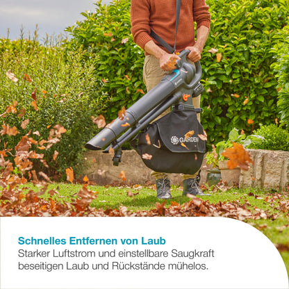 2026 Akku Laubsauger Bläser PowerJet 18V P4A Solo starker Luftstrom schneller Moduswechsel Fangsack 14895 55 Black