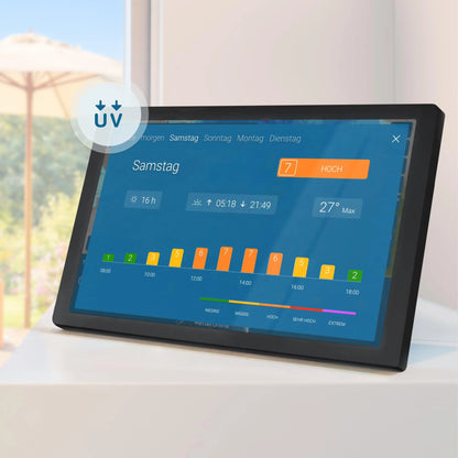 2026 WetterOnline WLAN Wetterstation home 4 mit WetterRadar HD Farbdisplay RegenRadar Unwetterwarnungen 14 Tage Wettervorhersage