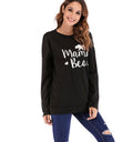 Langarm Maternity Top für Frühling und Herbst
