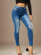moderne streetstyle jeans für damen
