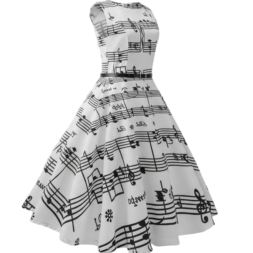 Retro Sommerkleid mit Blumenmuster
