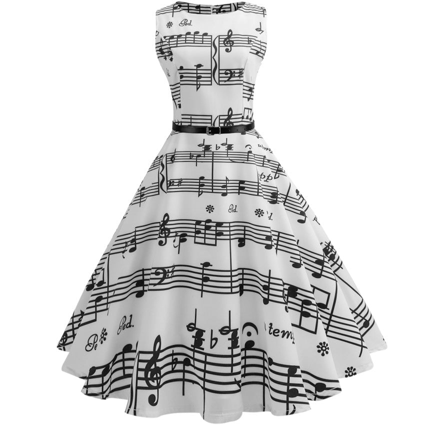 Elegantes Retro Blumenkleid für Alltag und Freizeit
